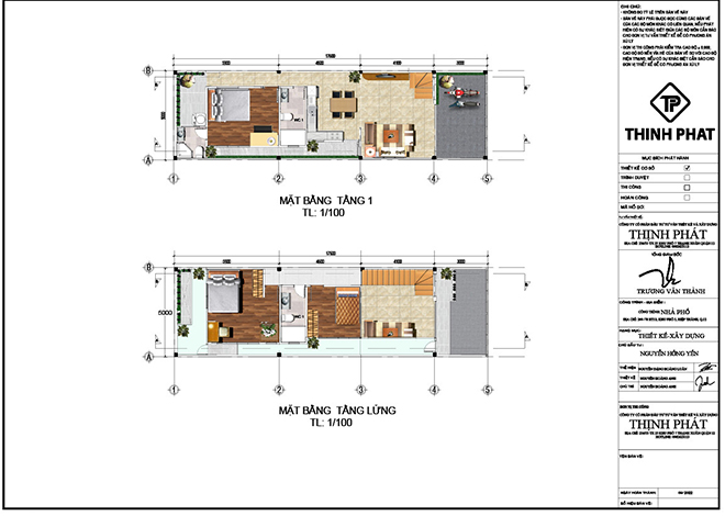 Xây dựng Thịnh Phát - Nhà phố với thiết kế thông thoáng cùng với 1 vườn cây nhỏ tại Sài Gòn - 4