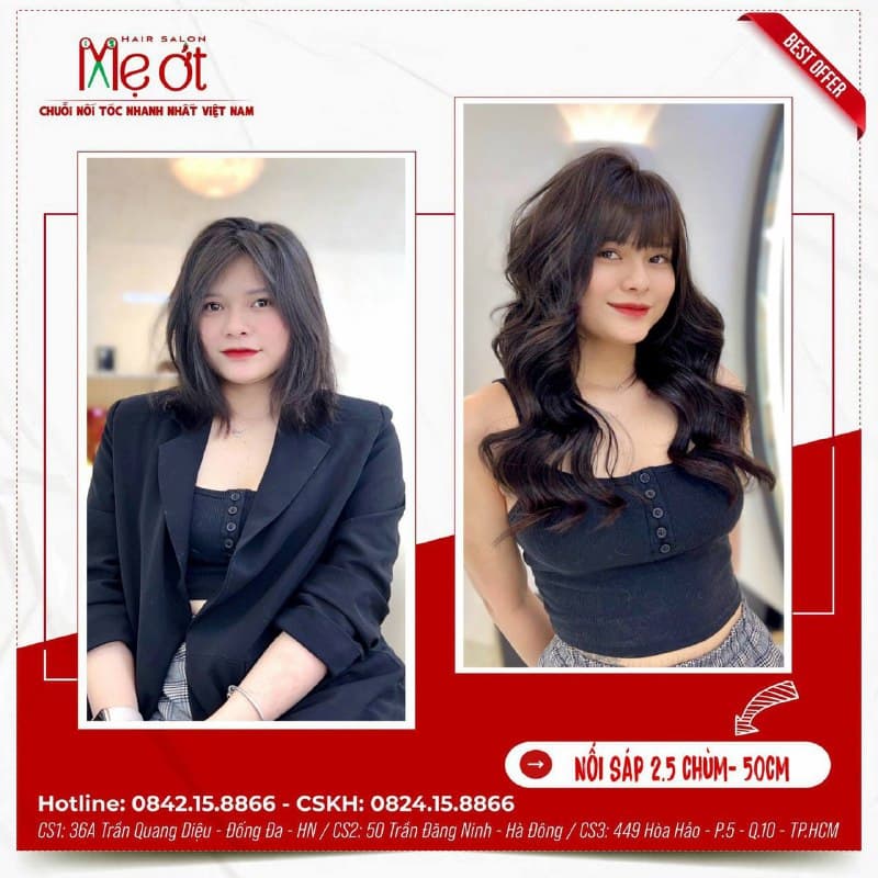 Khám phá chuỗi nối tóc uy tín Việt Nam - Mẹ Ớt Hair Salon - 5