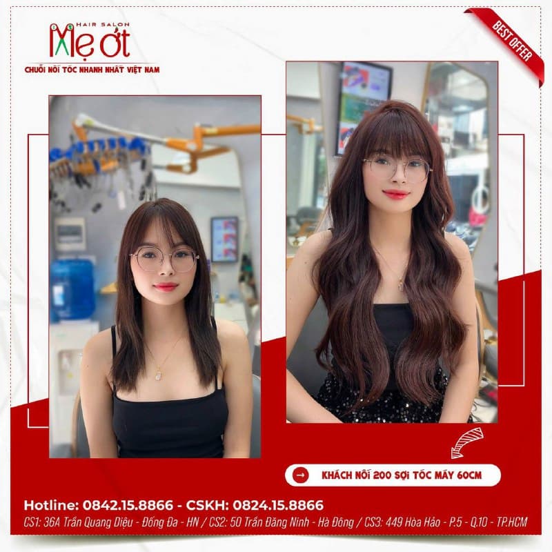 Khám phá chuỗi nối tóc uy tín Việt Nam - Mẹ Ớt Hair Salon - 2