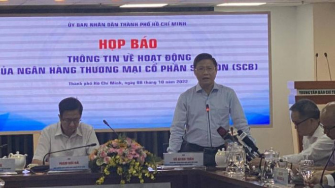 Ông Võ Minh Tuấn - Giám đốc Ngân hàng Nhà nước Việt Nam chi nhánh TP.HCM đánh giá, hiện nay SCB đang hoạt động bình thường và ổn định.