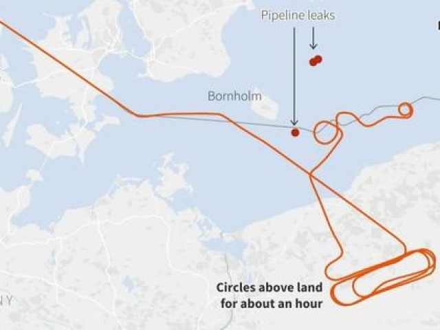 Phát hiện máy bay Mỹ ở khu vực biển Baltic vài giờ sau khi đường ống Nord Stream bị rò rỉ
