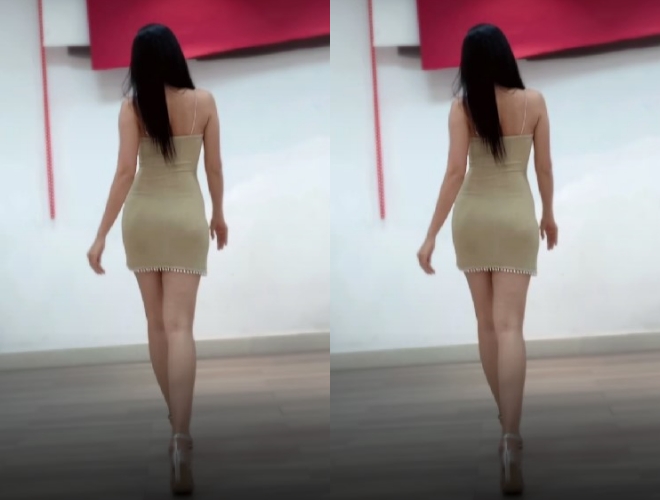 Hoa hậu Ngọc Châu nổi bật với chiều cao 1m74 và chân dài 1m12.