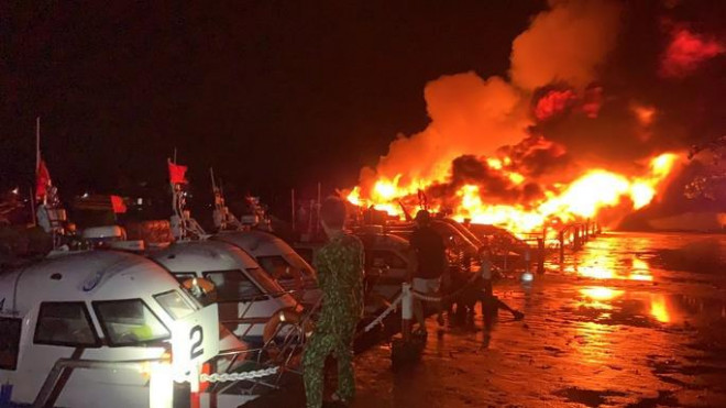 Giám đốc Công an Quảng Nam thông tin về vụ cháy hàng loạt ca nô ở Cửa Đại - 4