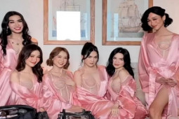 Đời sống Showbiz - Dàn phù dâu của Diệu Nhi diện váy ngủ "náo loạn" khách sạn Phan Thiết