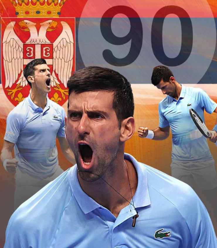 Djokovic có danh hiệu thứ 90