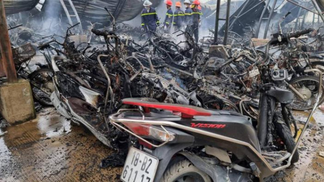 Báo cáo của doanh nghiệp cho biết, tổng số xe bị cháy sau vụ hỏa hoạn lên tới 500 chiếc, gấp đôi số ước tính ban đầu