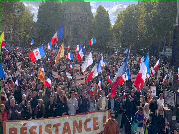 Video: Dân Pháp xuống đường biểu tình phản đối EU và NATO