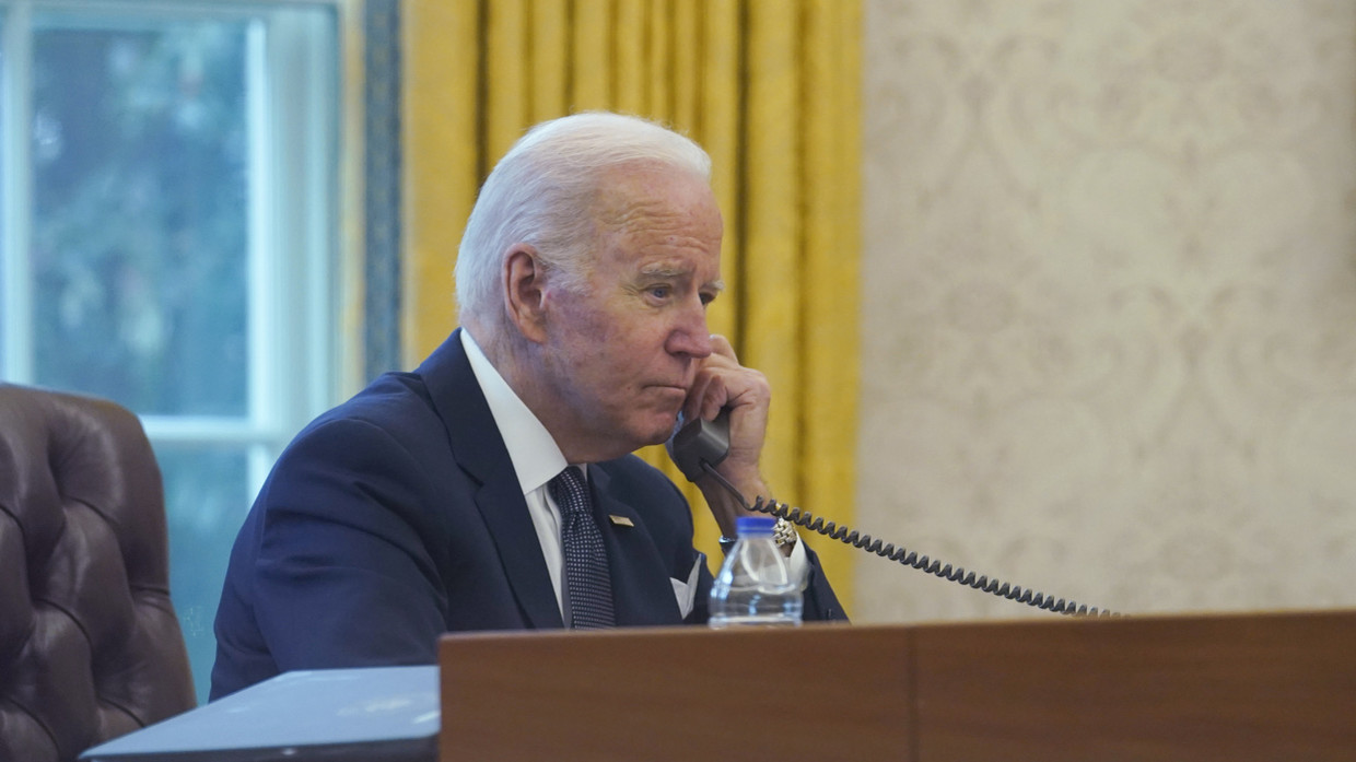 Tổng thống Mỹ Joe Biden ngày 10/10 có cuộc điện đàm với ông Zelensky.
