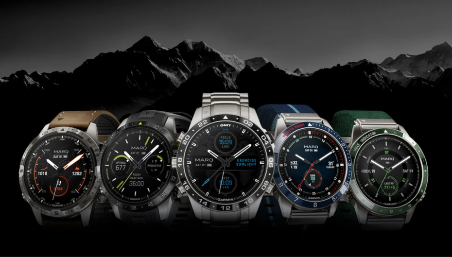 5 mẫu smartwatch&nbsp;cao cấp MARQ thế hệ thứ 2 của Garmin.