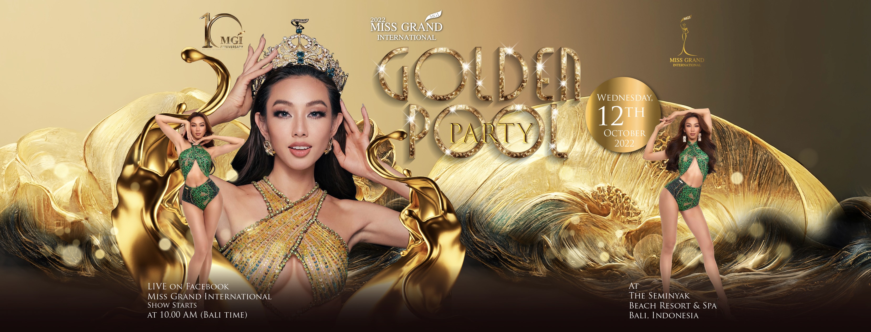 Hoa hậu Thùy Tiên từng có phần thi áo tắm gây tiếng vang tại cuộc thi năm ngoái.