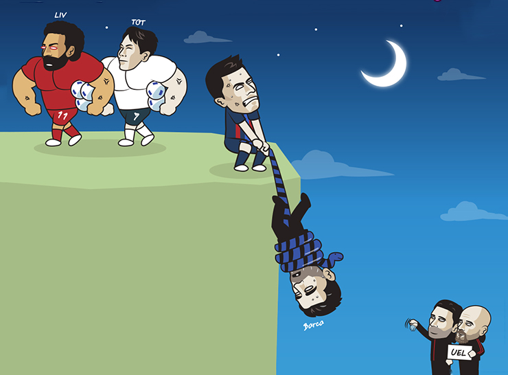 Lewandowski "bất lực" nhìn Barca có nguy cơ xuống cúp C2.