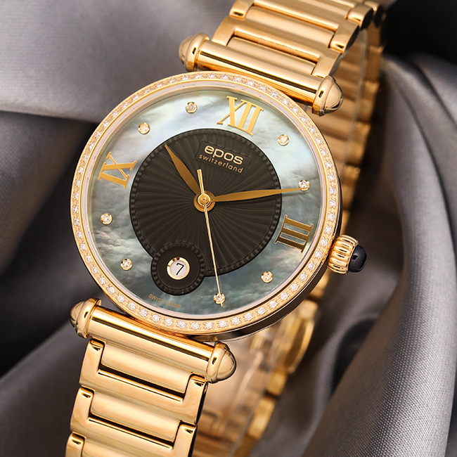 Thương hiệu Đồng hồ Epos Swiss với các thiết kế sang trọng gắn kim cương tự nhiên