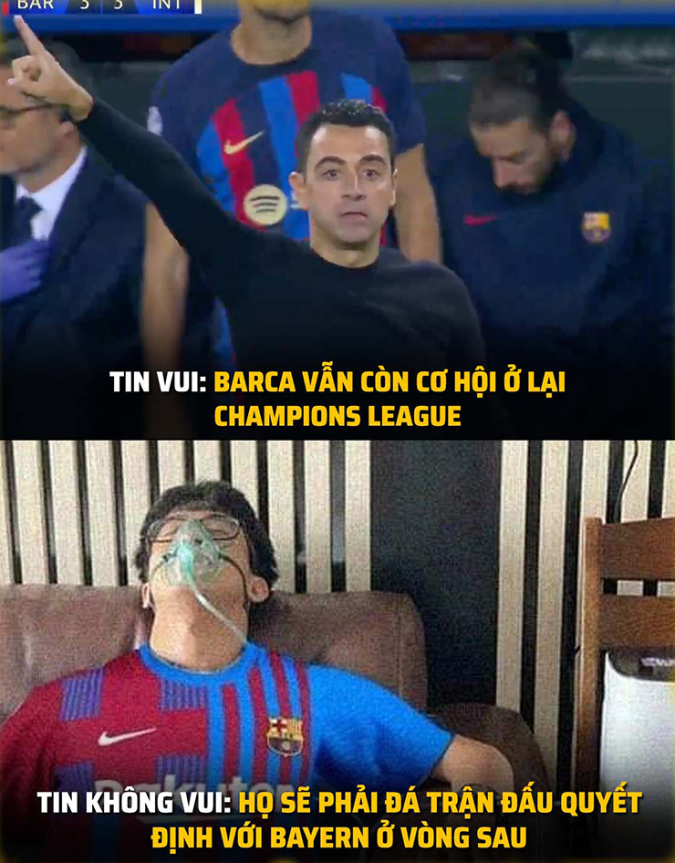 Cơ hội chắc cũng chỉ trong giấc mơ của fan Barca nữa thôi.