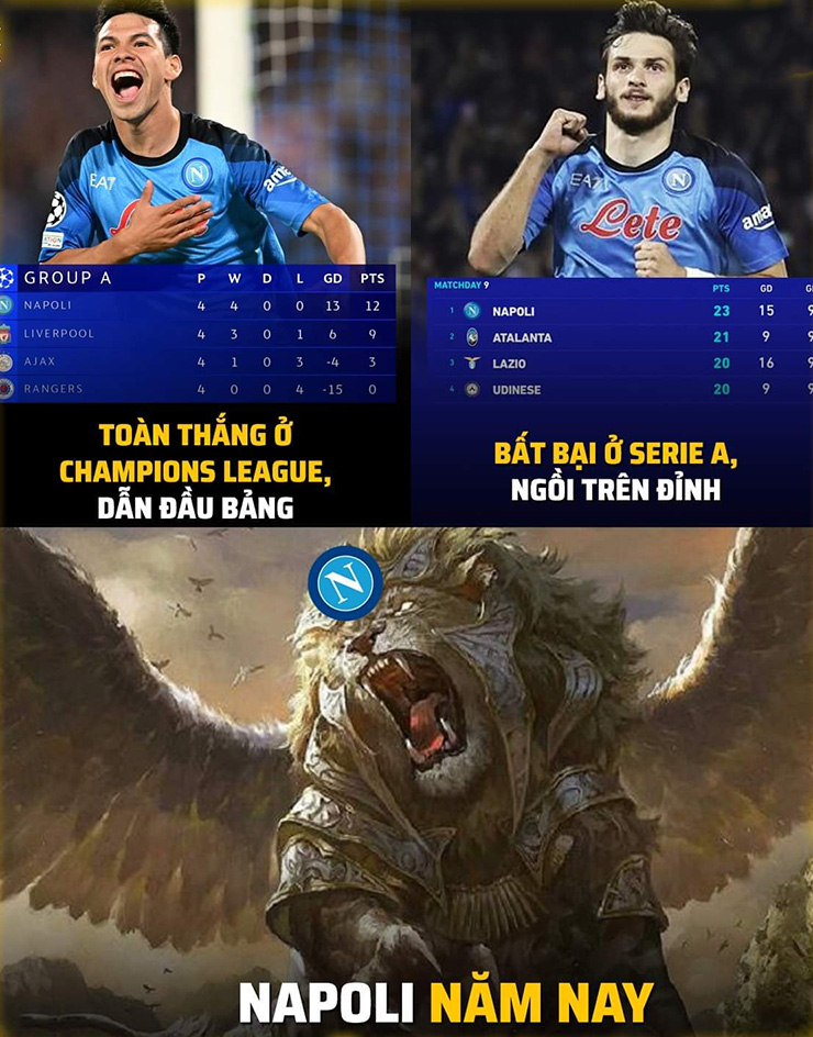 Napoli năm nay không đùa được đâu.