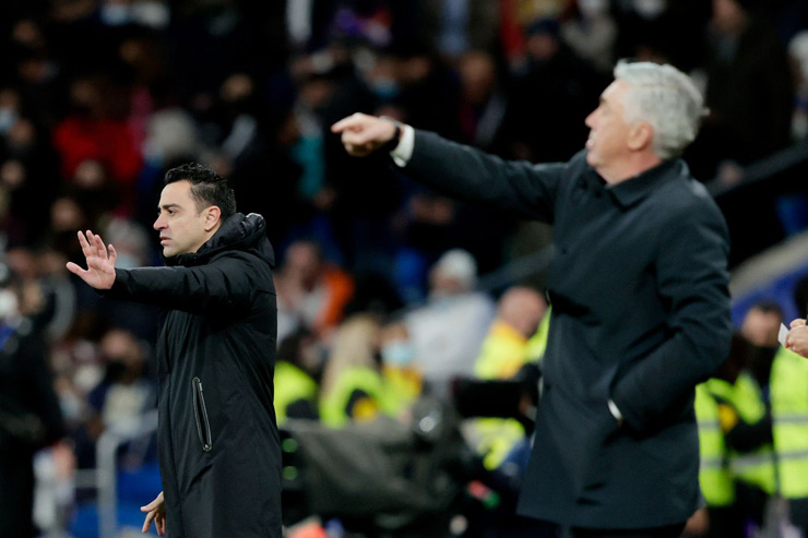 Xavi liệu có lại thắng khi đấu trí Ancelotti ở trận "El Clasico"?