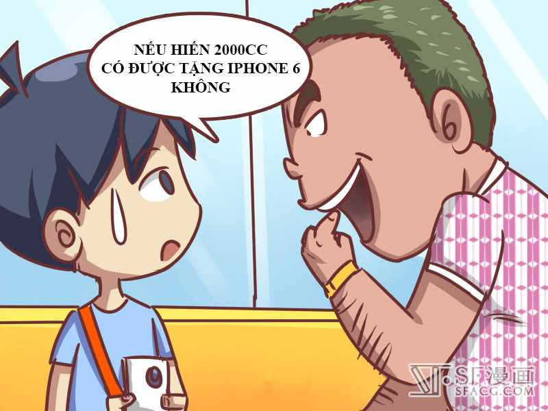 Thấy người ta có ốp lưng đẹp, thanh niên muốn đi hiến 2 lít máu - 3