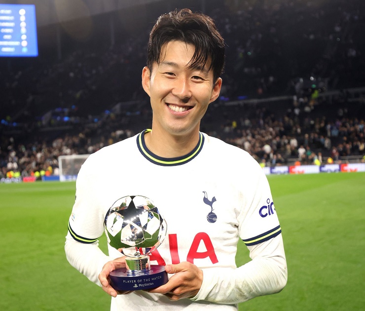 Son Heung Min được bầu chọn là "Cầu thủ xuất sắc nhất trận"