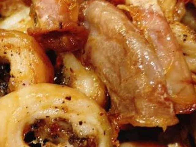 Ẩm thực - Lòng lợn nướng vàng ươm bằng nồi chiên không dầu siêu tốn cơm