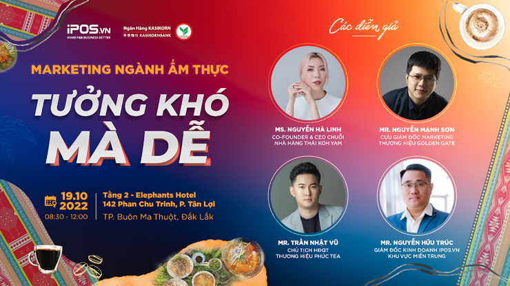 Sự kiện: Marketing ngành ẩm thực - Tưởng khó mà dễ