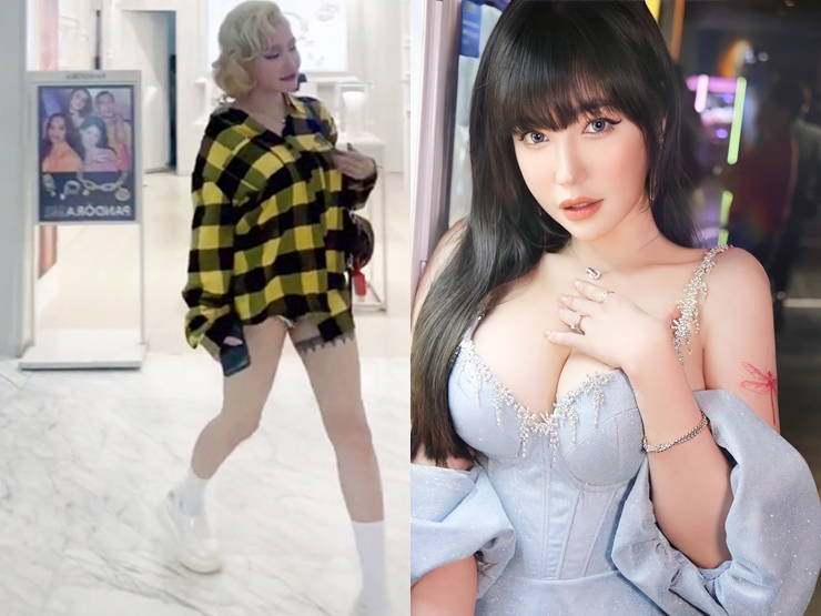 Đời sống Showbiz - Elly Trần bị fan "tóm gọn" trong trung tâm thương mại, nhan sắc gây ngỡ ngàng