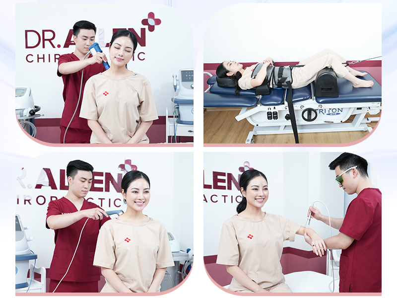 Hoa hậu Ngọc Anh điều trị với công nghệ y khoa Mỹ.