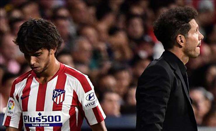 Joao Felix đang xin rời Atletico Madrid vì không còn được HLV Diego Simeone trọng dụng
