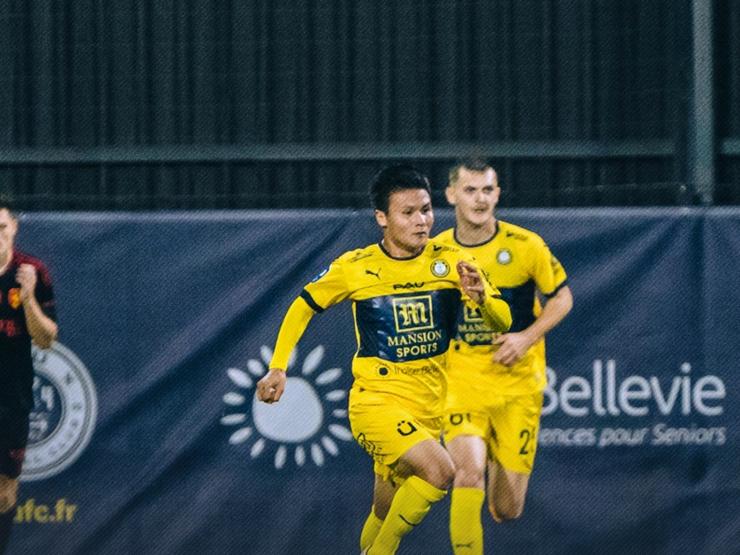 Kết quả bóng đá Annecy - Pau FC: Thắng lợi tưng bừng, Quang Hải kịp ghi dấu (Ligue 2)