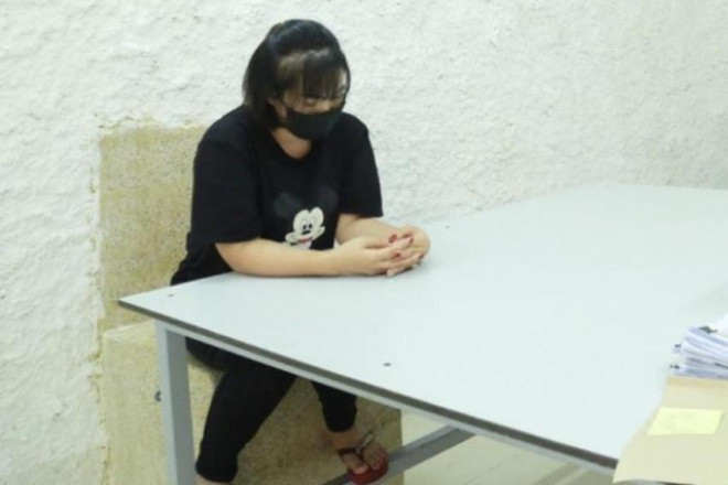 Trần Thị Dung cầm đầu đường dây ghi lô, đề. Ảnh: CA.