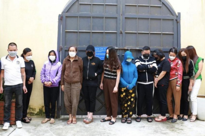 Nhóm "đệ tử" của Dung cũng đã bị bắt giữ. Ảnh: CA.