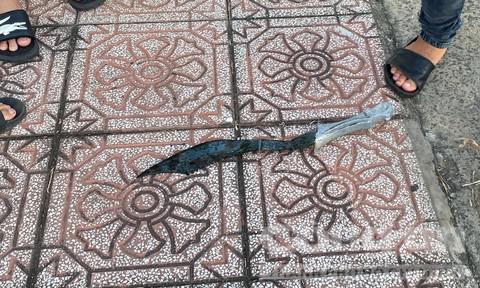 Cảnh sát tìm thấy tang vật.