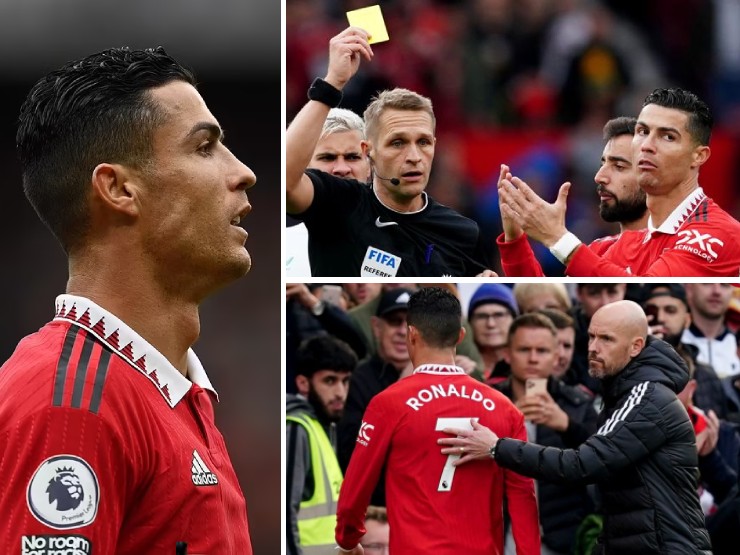 Bóng đá - Ngày "ma ám" của Ronaldo: Hụt bàn thắng, ăn thẻ vàng, nổi cáu vì bị thay ra