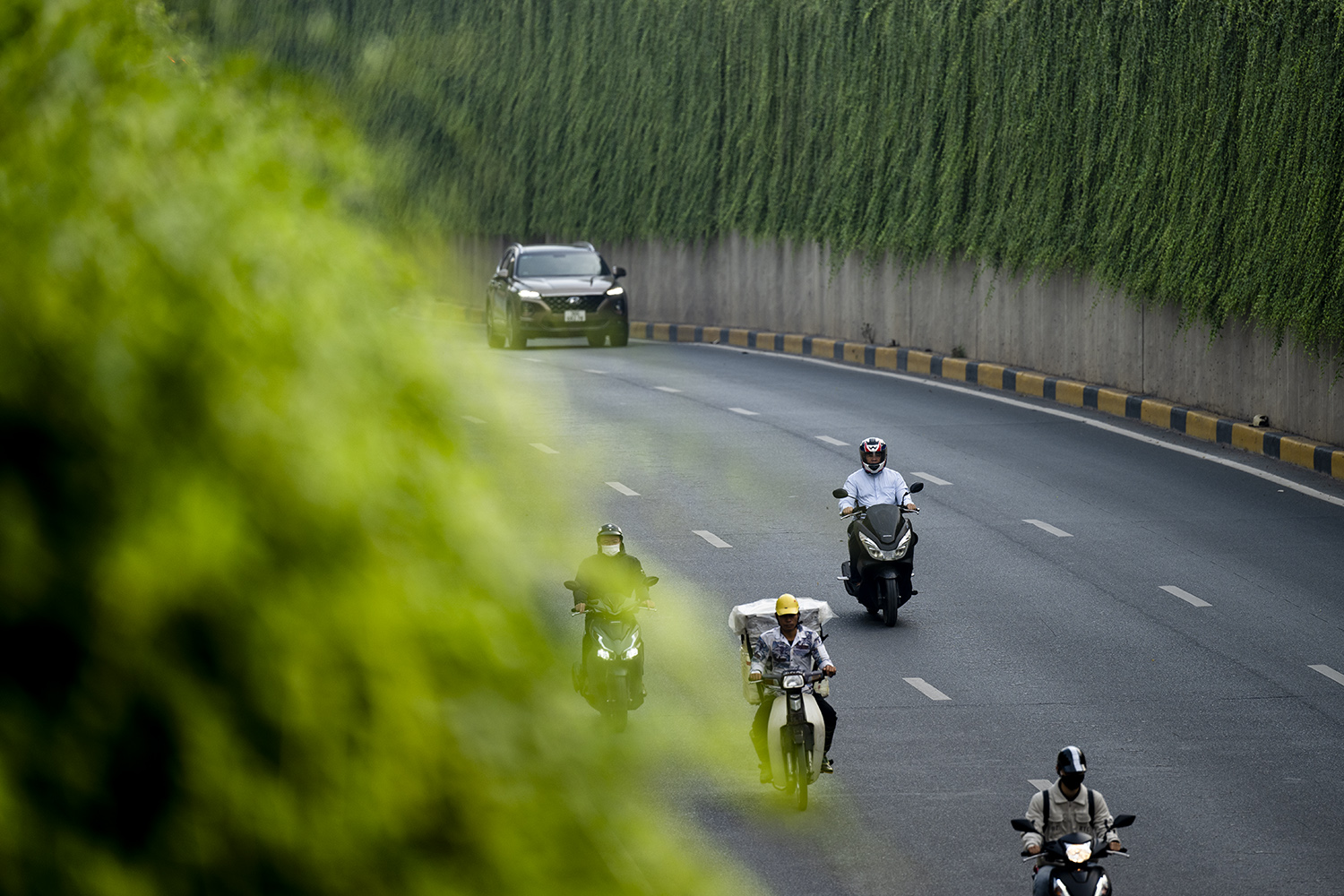 The road covered with picturesque vines in the heart of Hanoi - 7