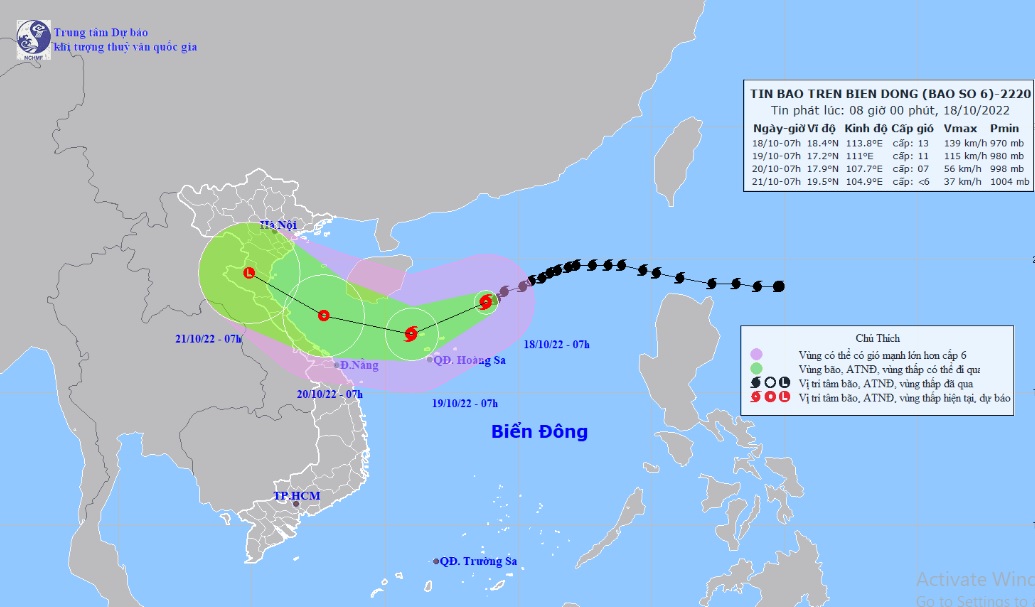Vì sao bão số 6 rất mạnh lại suy yếu nhanh khi tiến gần miền Trung? - 1