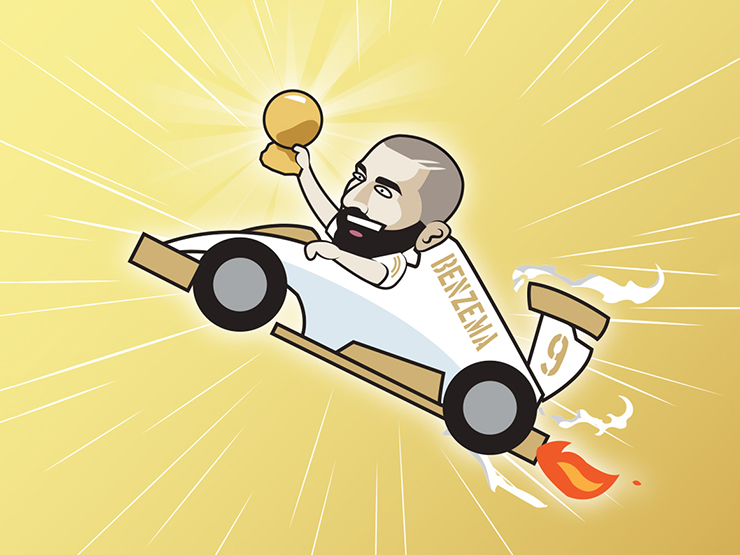 Tranh vui - Ảnh chế: Từ "kép phụ", Benzema bước lên đỉnh cao giành Quả bóng vàng 2022