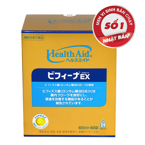 Men vi sinh Bifina EX có công thức tiên tiến 3 trong 1 gồm có lợi khuẩn: