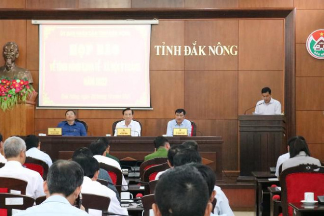 UBND tỉnh Đắk Nông tổ chức họp báo