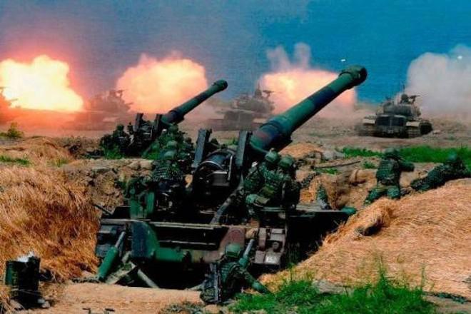 Một cuộc tập trận tại Đài Loan. Ảnh minh họa