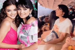 Đời sống Showbiz - Mẹ vợ “đẹp nhất thế giới” của Bùi Tiến Dũng trên khán đài sân Thống Nhất "gây sốt" qua camera thường