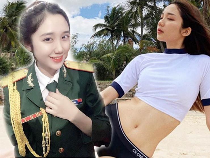 Làm đẹp - 3 "hot girl quân nhân Việt" xinh như hoa, giữ dáng bằng "kỷ luật thép"