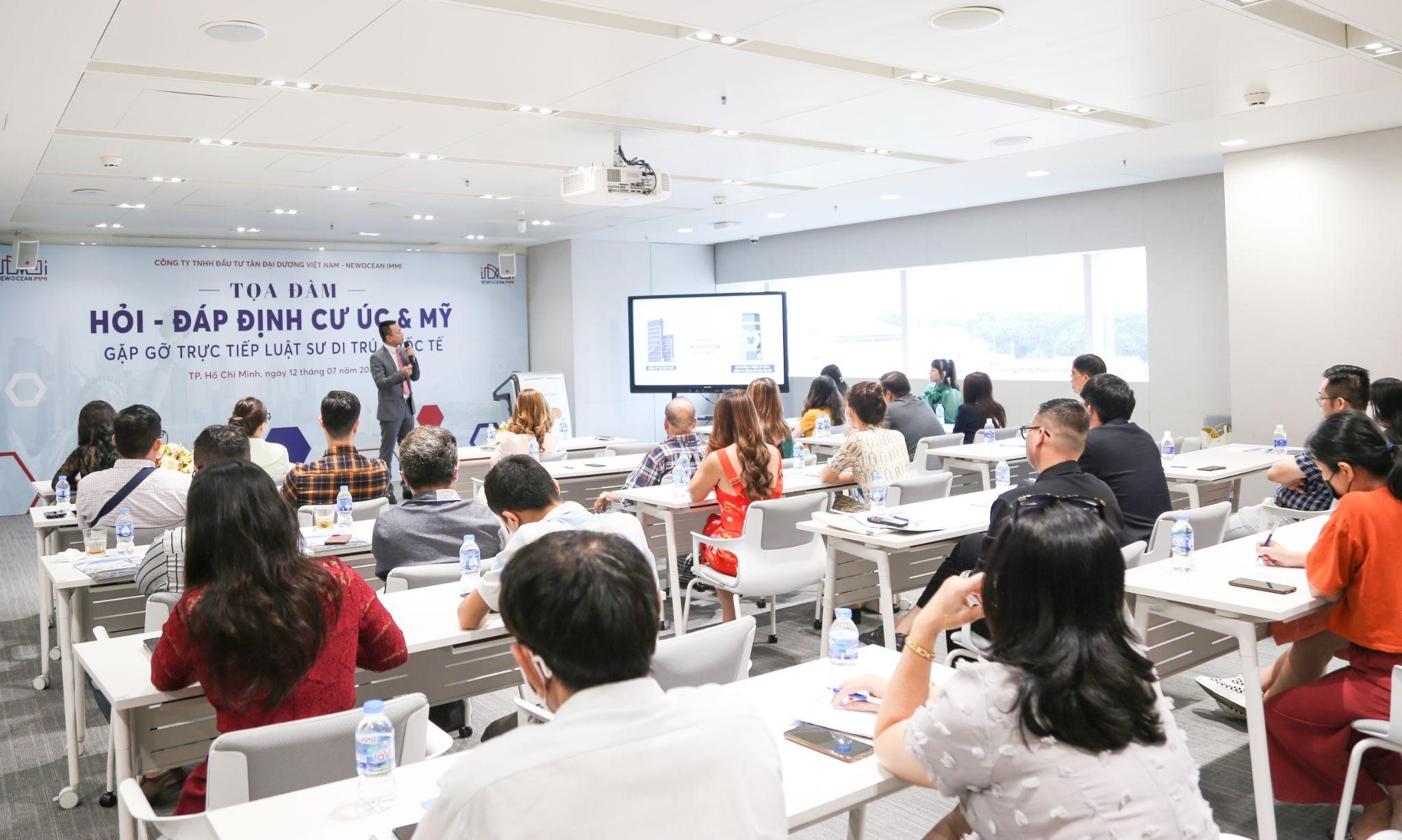 Nhiều nhà đầu tư tham dự các chương trình tọa đàm do NewOcean IMMI tháng 7 vừa qua