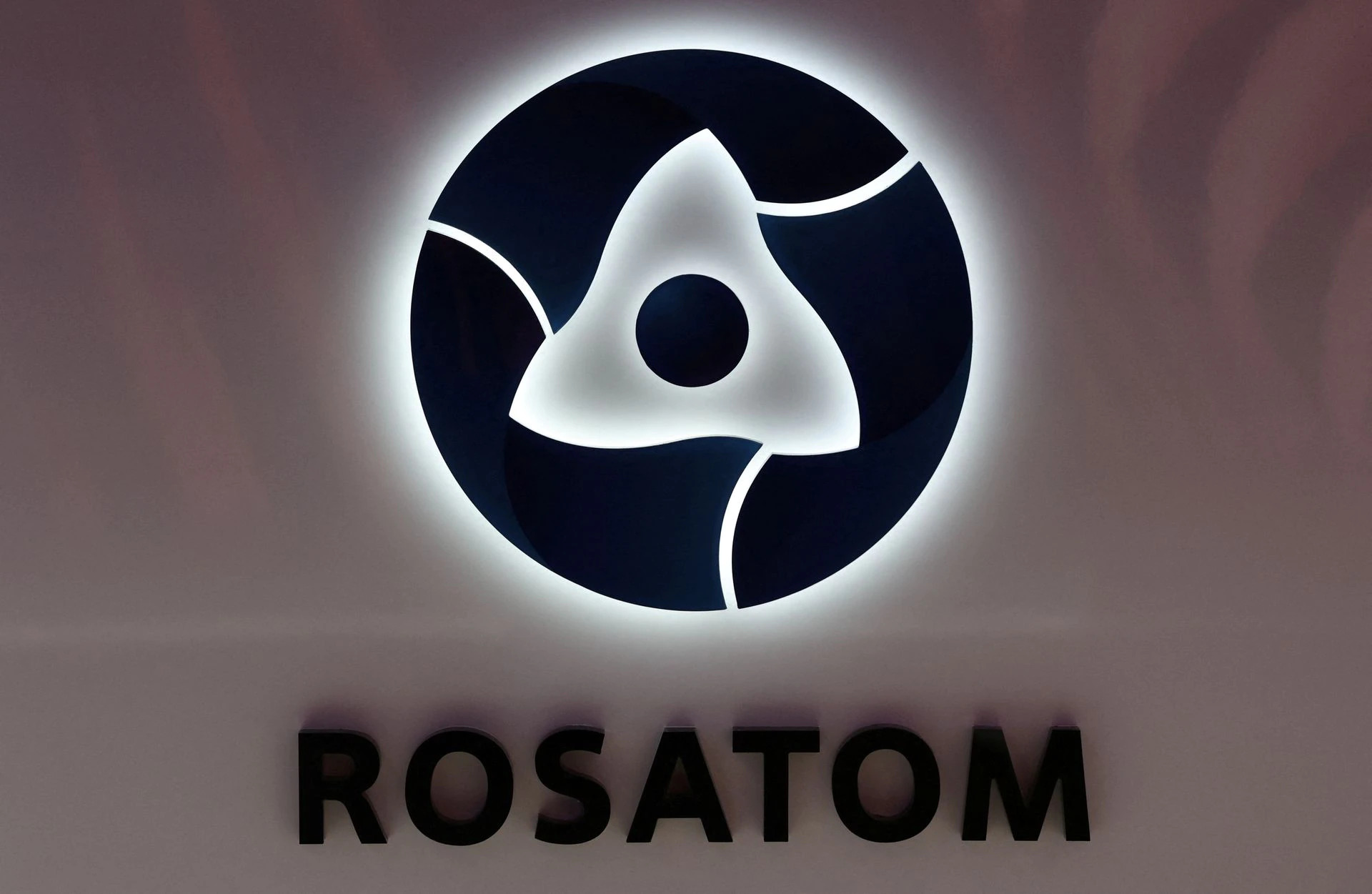 Logo tập đoàn Rosatom của Nga (ảnh: Reuters)