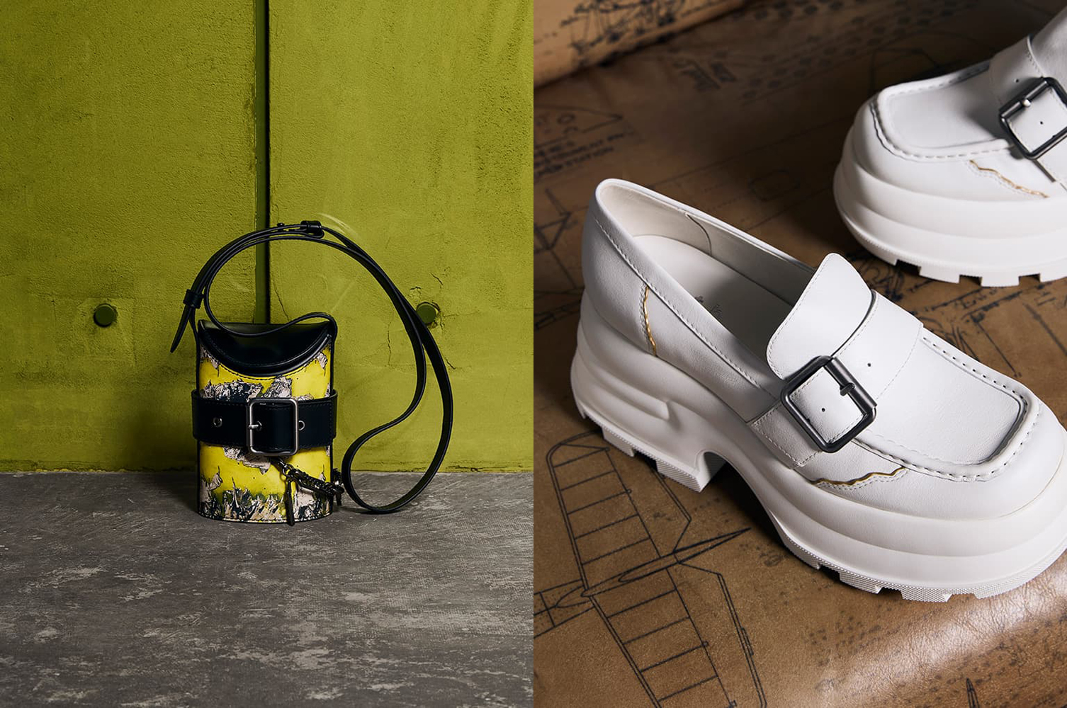 Lấy cảm hứng từ nghệ thuật Kintsugi cổ xưa, từng đường kim mũi chỉ trong bộ sưu tập lần này được may theo chủ đích không đồng đều, thậm chí còn được làm nổi bật nhờ chi vàng và bạc.