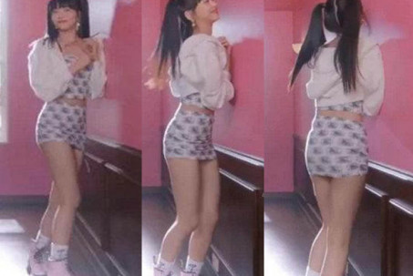 Chiếc váy chật và quá ngắn của nữ idol 16 tuổi gây tranh cãi
