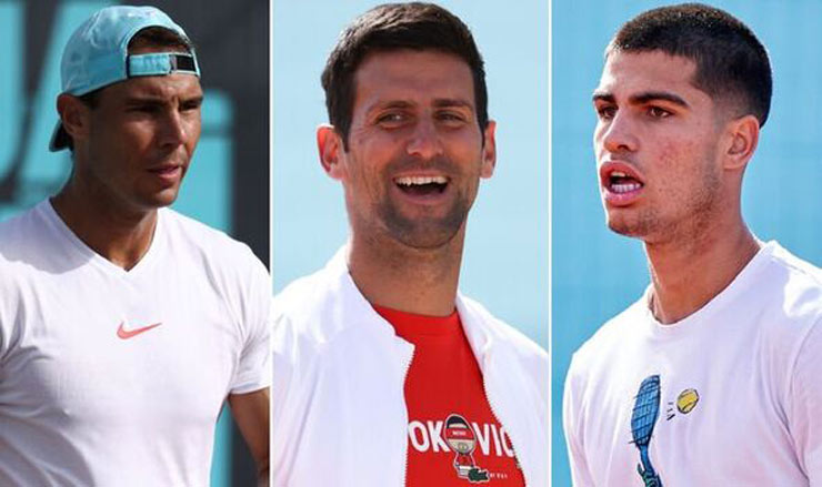 Rafael Nadal và tân số 1 thế giới Carlos Alcaraz sẽ cùng tham dự Paris Masters để quyết tâm phế ngôi vương của đương kim vô địch Novak Djokovic
