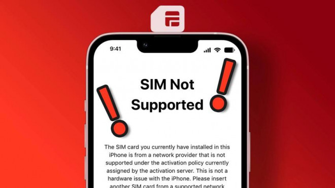 6 cách sửa lỗi SIM không được hỗ trợ trên iPhone 14 - 1