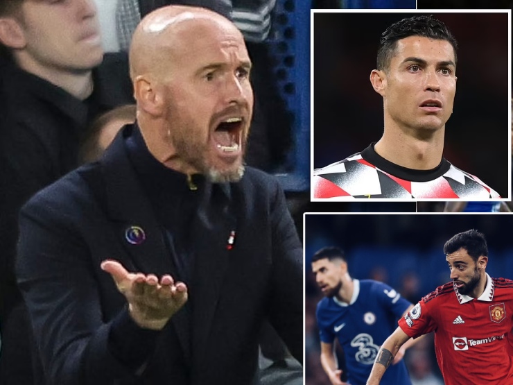 Bóng đá - MU kịch chiến Chelsea: Ten Hag bất ngờ "nhớ" Ronaldo, dàn sao nói gì về CR7?