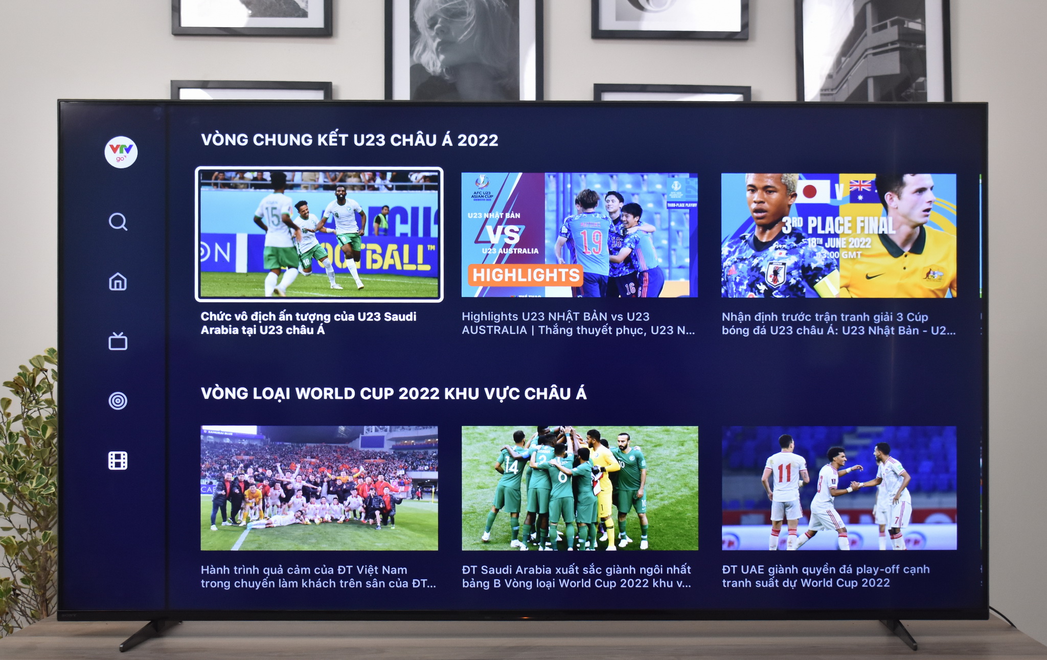 Smart TV (Google TV) có nhiều ứng dụng truyền phát bóng đá, mang đến cho người dùng nhiều lựa chọn.