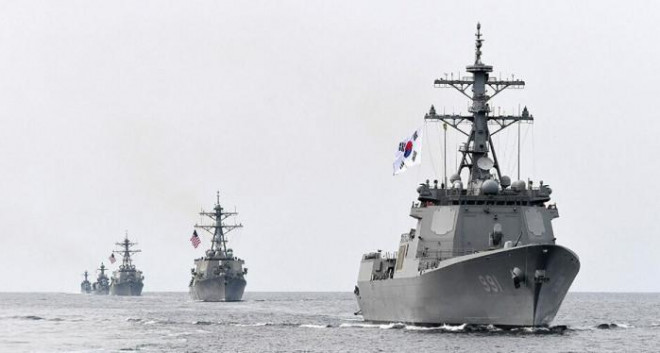 Ảnh minh họa cuộc tập trận giữa Mỹ và Hàn Quốc năm 2016. Ảnh - Hải quân Hàn Quốc