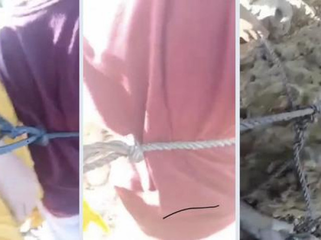 Tin tức trong ngày - CLIP: Phẫn nộ cha trói 3 con vào tảng đá bên suối để uy hiếp vợ