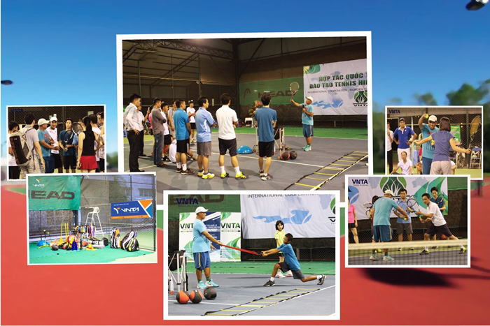 Đội ngũ huấn luyện viên và học viên VNTA tập huấn nâng cao trình độ